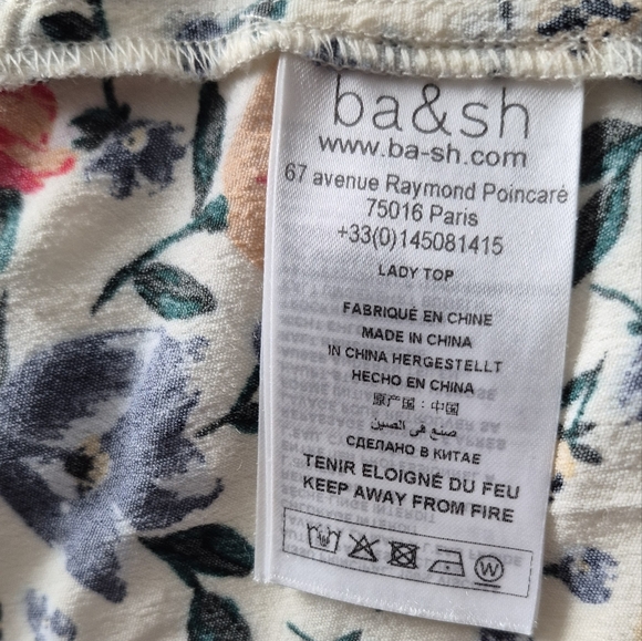 ba&sh Paco Wrap Top In Ecru Size Small - Picture 7 of 7